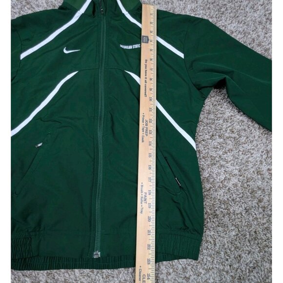 Nike Team Michigan State Spartans Jacket Womens Small Storm Full Zip Windbreaker - Picture 7 of 7